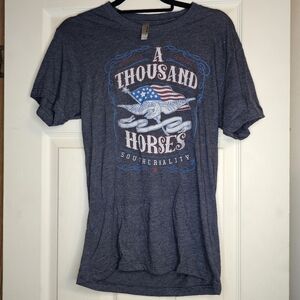 A Thousand Horses Southernality Country Rock Band Tee